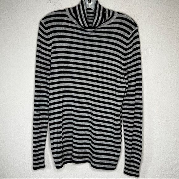 Joseph A Striped Turtleneck Sweater‎ - Picture 5 of 7